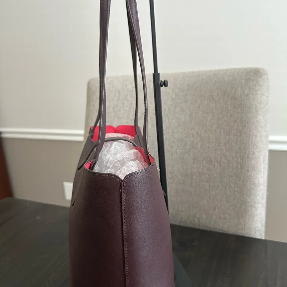 Kate Spade Mauve Tote with Clover Accent - Picture 3 of 7
